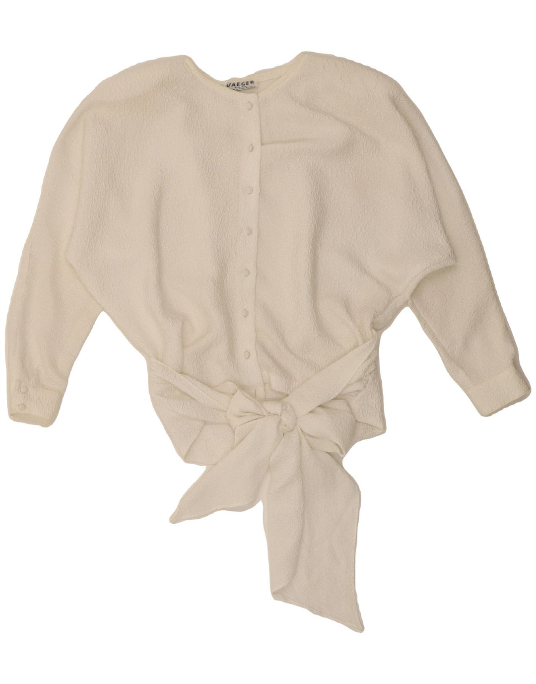 JAEGER Womens Shirt Blouse UK 6 XS White Vintage Jaeger and Second-Hand Jaeger from Messina Hembry 