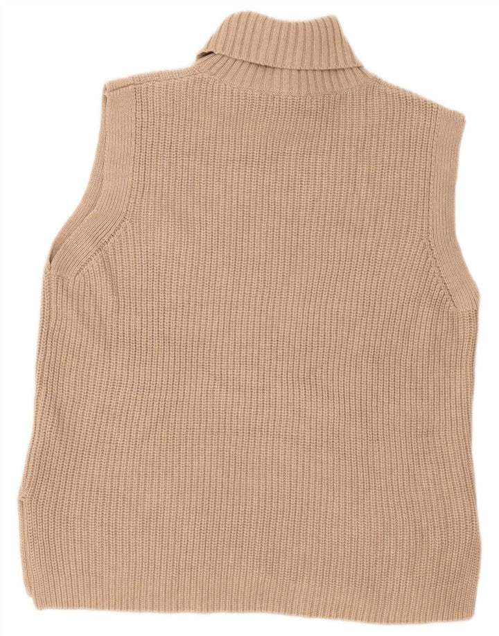 Tank top damski Marks & Spencer Longline Oversize UK 10, mały, beżowy