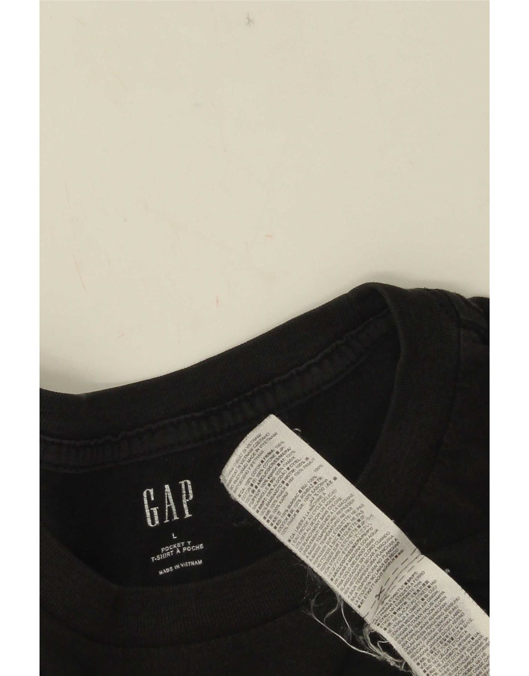 Męski t-shirt Gap, duży, czarny, bawełniany