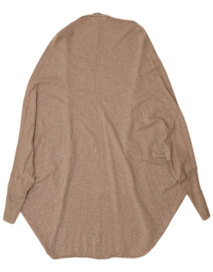 Sweter damski Zara Poncho Cardigan UK 14 średni beż