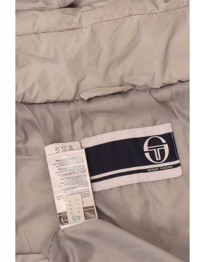 Damska ocieplana kurtka z kapturem Sergio Tacchini US 14 XL, szary poliester