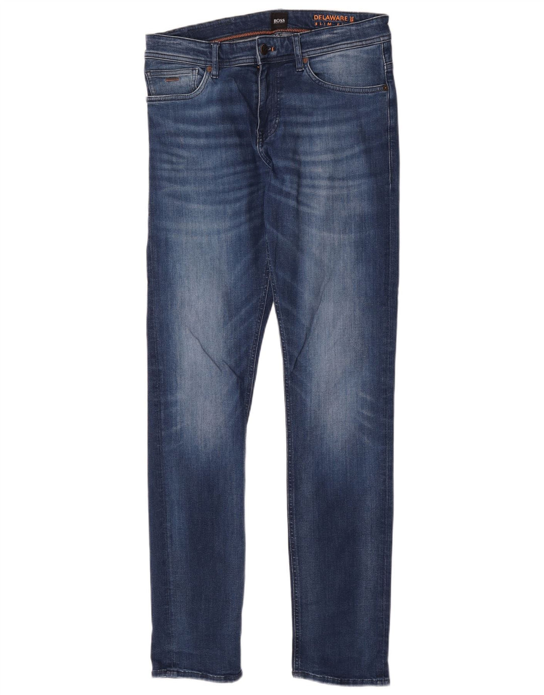 Hugo Boss Damskie Delaware Slim Jeans W32 L34 Niebieska bawełna