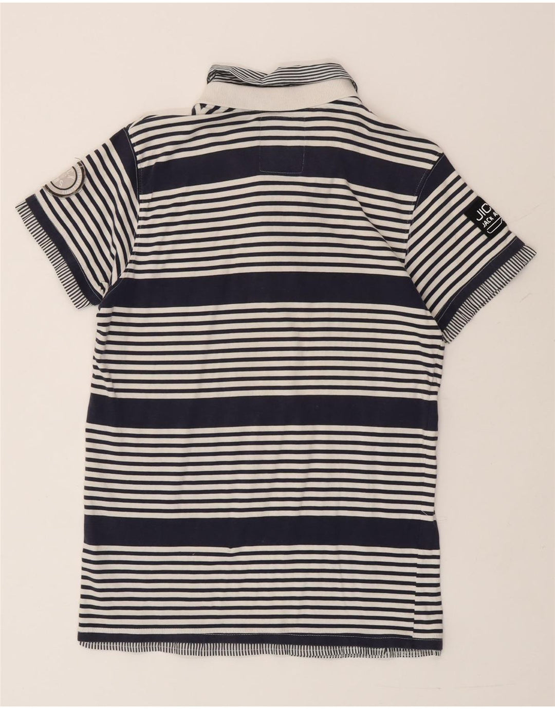 Męska koszulka polo Jack & Jones, duża, granatowa w paski