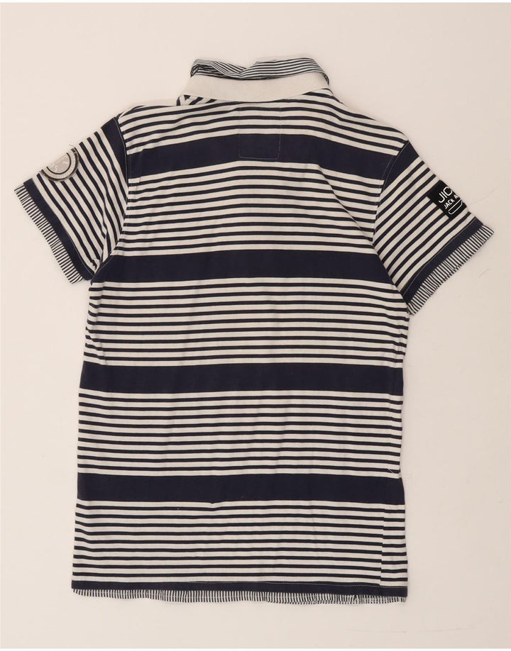 Męska koszulka polo Jack & Jones, duża, granatowa w paski