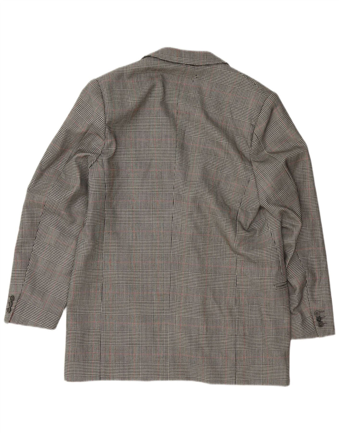 Męska marynarka zapinana na 3 guziki VINTAGE UK 38 Średnia szara pepitka