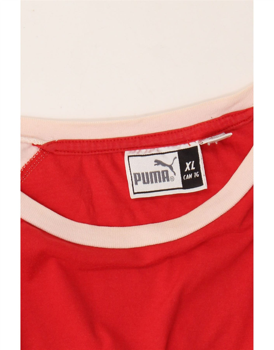 Damska koszulka z grafiką PUMA Top UK 18 XL w kolorze czerwonym