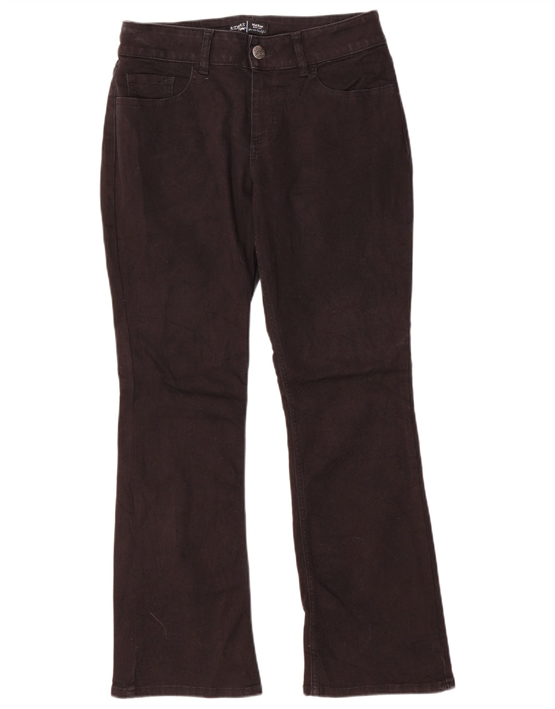 Damskie dżinsy Lee Riders Mid Rise Bootcut US 8 Medium W30 L29 Czarna bawełna