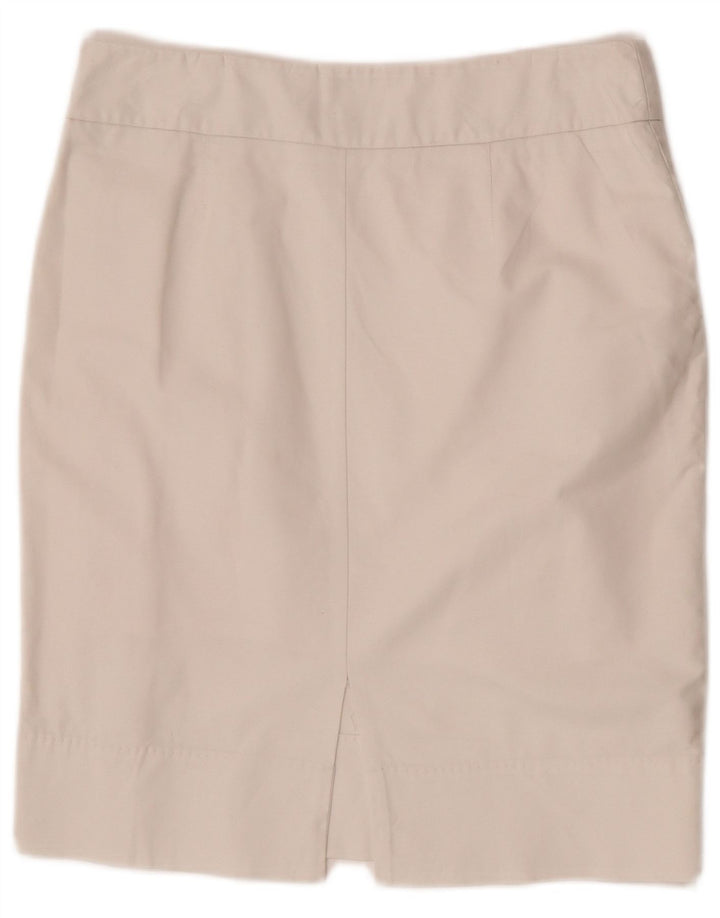 Prosta spódnica damska Tommy Hilfiger US 6 Medium W29 Biała bawełna