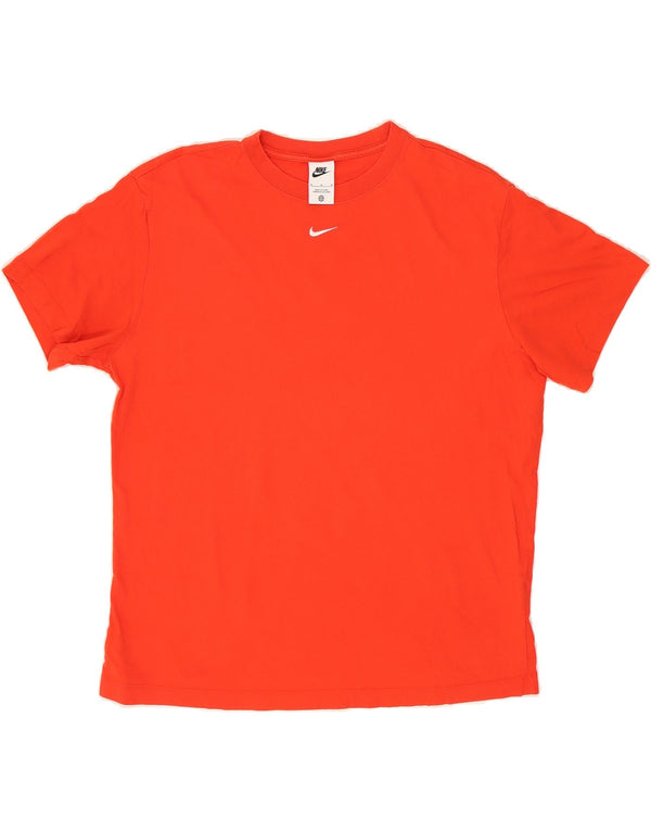 NIKE Mens T-Shirt Top Medium Red Cotton