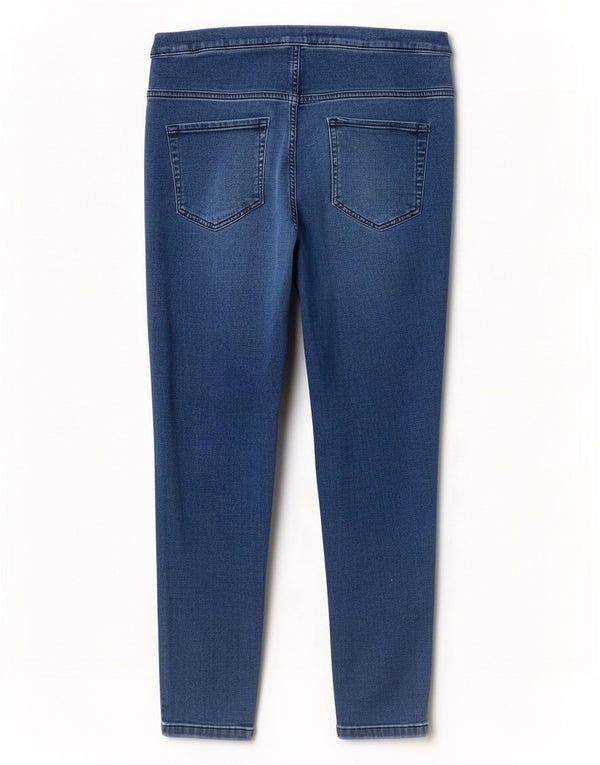 Damskie jeansy Jegging White Stuff UK 18 XL W34 L28 Niebieskie bawełniane