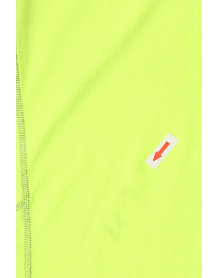 Męska koszulka Nike Dri Fit Top, średni żółty poliester