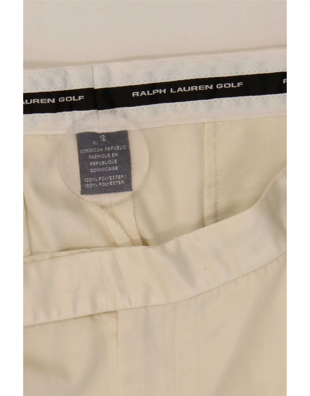 Damskie spodenki Chino Ralph Lauren US 12 Large W31 Off White Poliester