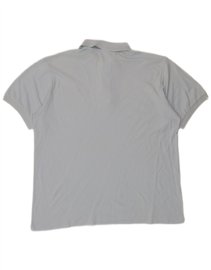Męska koszulka polo Lacoste, rozmiar 6, XL, niebieska, bawełniana