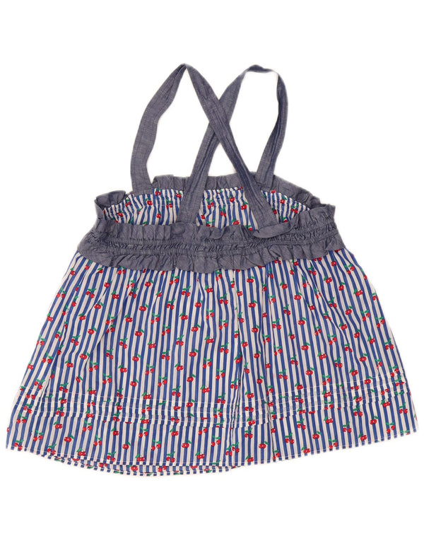 Damski top na ramiączkach Benetton UK 14, bawełniany w średnie niebieskie paski