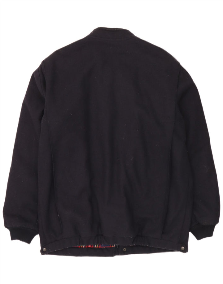 Płaszcz męski Wrangler UK 42 XL, granatowy, wełniany