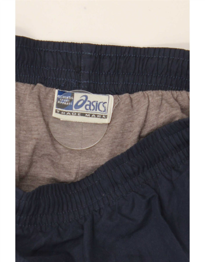Męskie spodnie dresowe Asics, małe, granatowe, poliestrowe