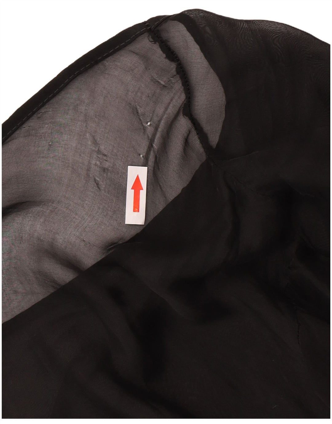 Damska prześwitująca bluzka King Kong Oversize Top UK 10 Small Black Silk