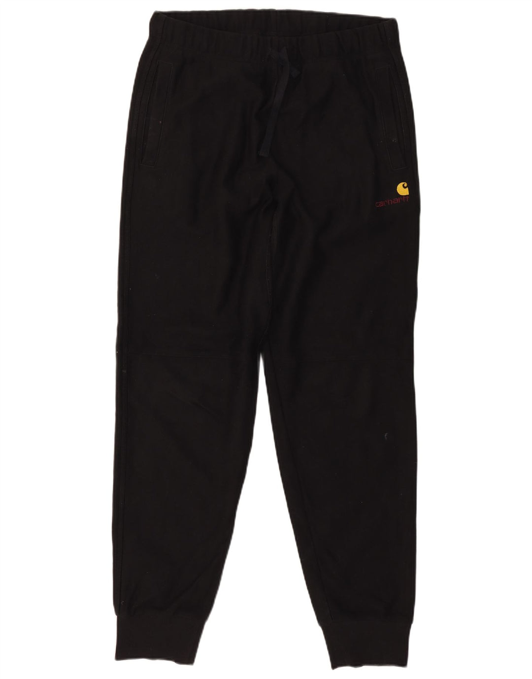 Męskie spodnie dresowe Carhartt Joggers, średnia czarna bawełna