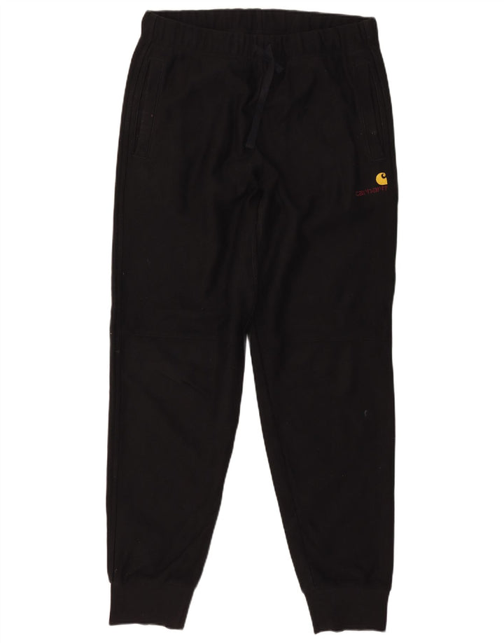 Męskie spodnie dresowe Carhartt Joggers, średnia czarna bawełna