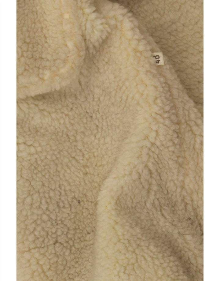 Vintage męska kurtka shearling IT 48 średni brąz