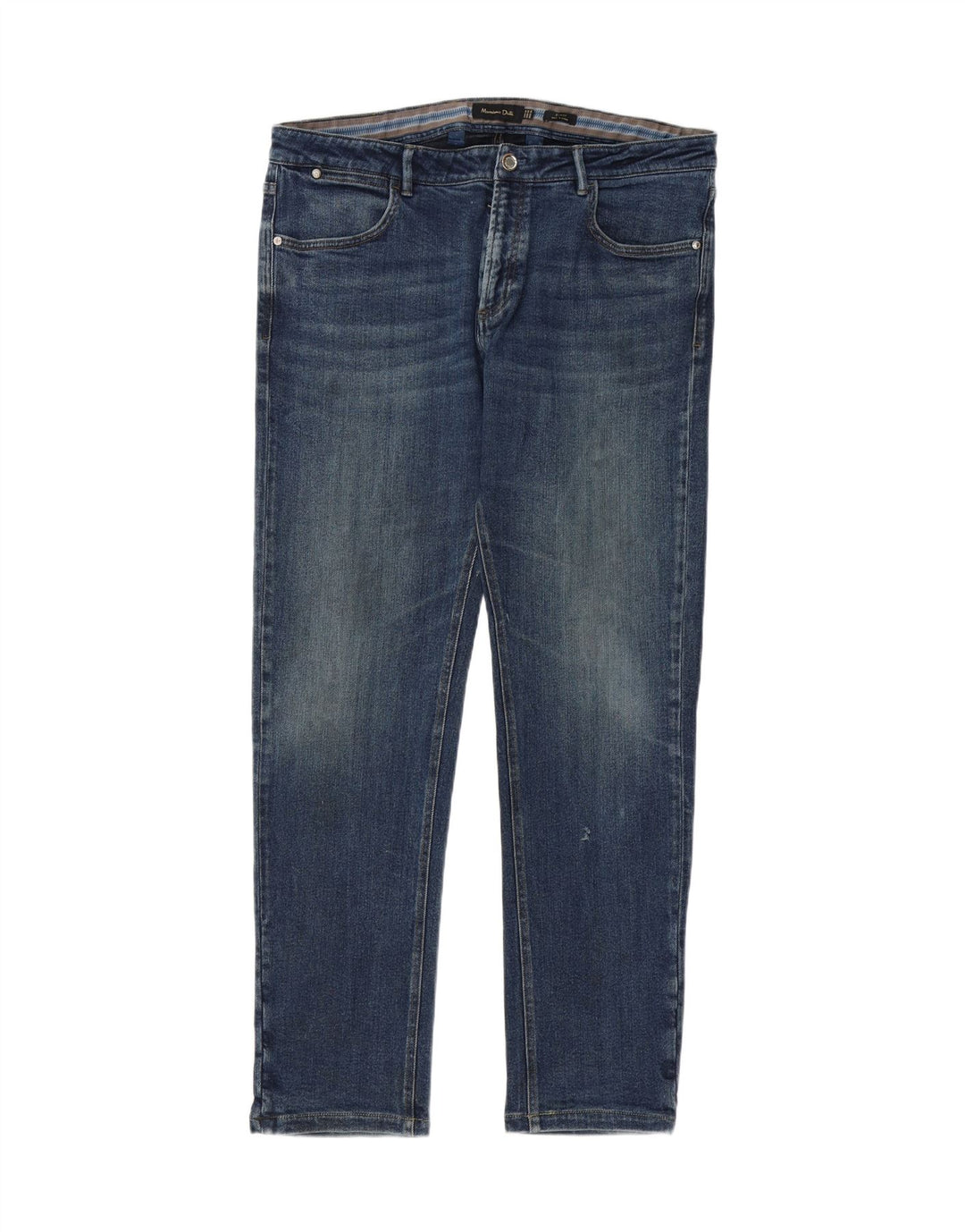 MASSIMO DUTTI Mens Slim Jeans EU 46 XL W36 L31 Blue Vintage Massimo Dutti and Second-Hand Massimo Dutti from Messina Hembry 