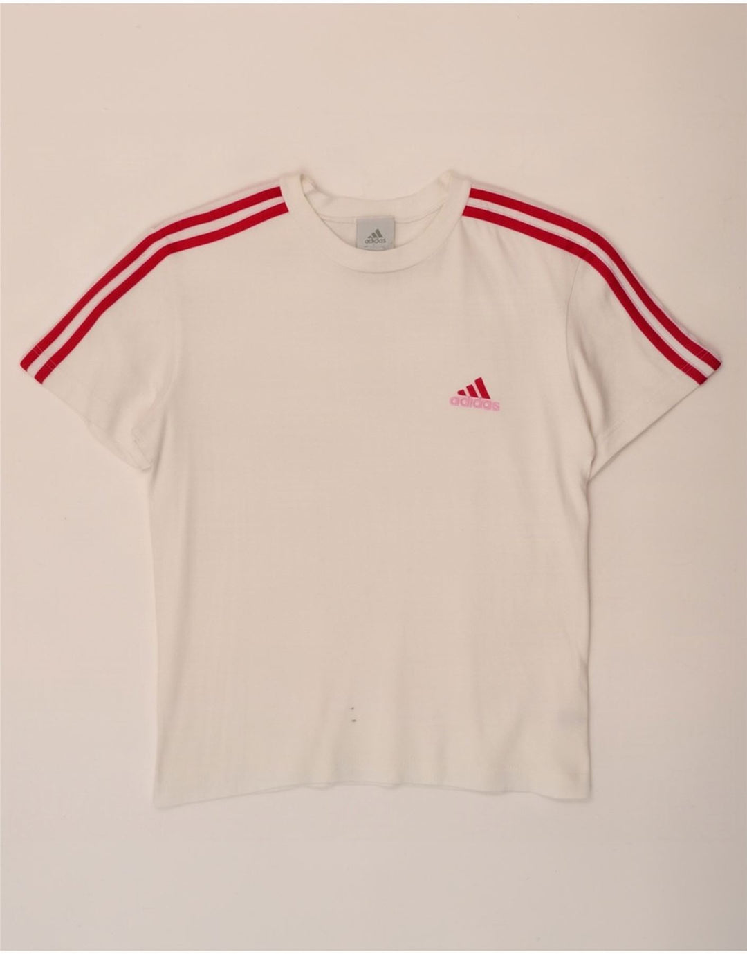 Damska koszulka Adidas Top UK 12 Średnia biała bawełna
