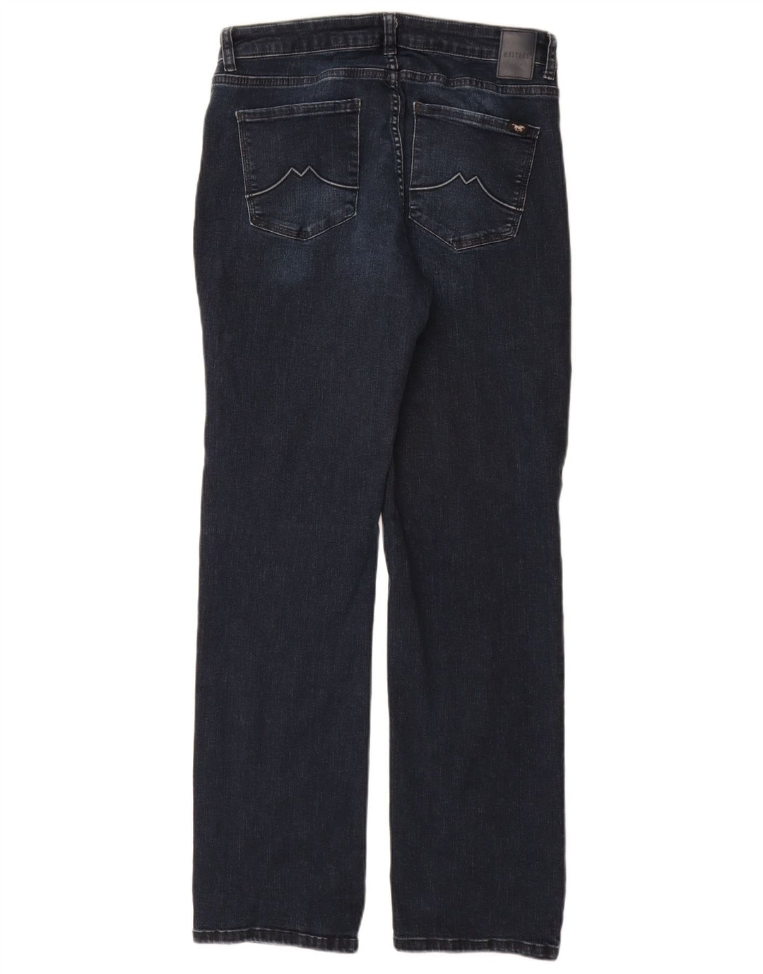 MUSTANG Damskie proste dżinsy o swobodnym kroju W32 L32 Granatowa bawełna