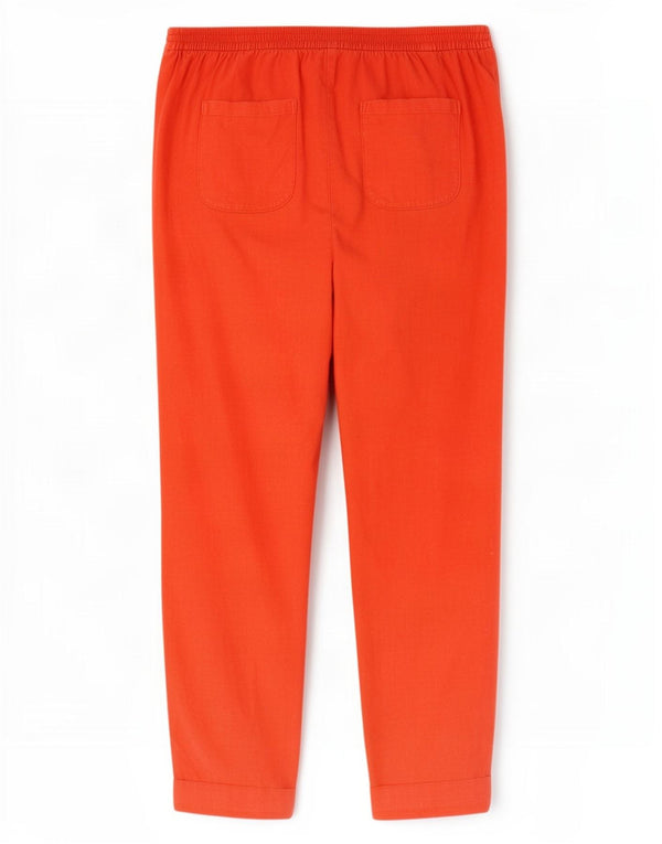 Marks & Spencer Damskie zwężane spodnie Chino UK 14 Large W32 L27 Pomarańczowe