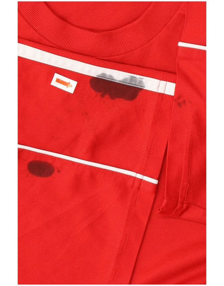 Męski T-shirt ADIDAS Climalite Graphic Top XL Czerwony Poliester