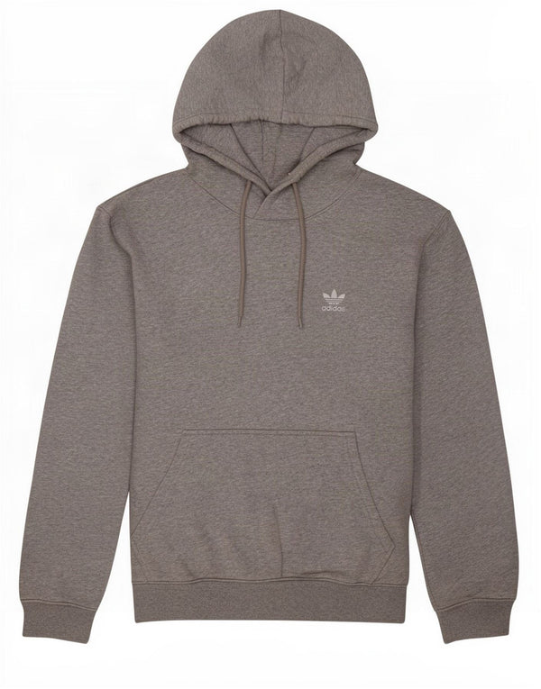 Męska bluza z kapturem Adidas, mała, szara, nakrapiana