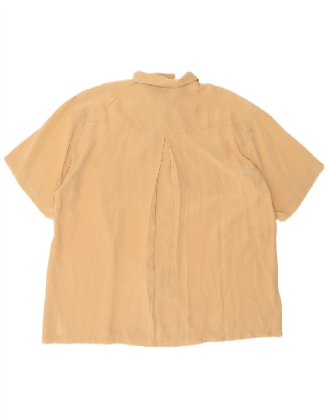 Damska bluzka koszulowa oversize z krótkim rękawem Marella IT 42 średni beż