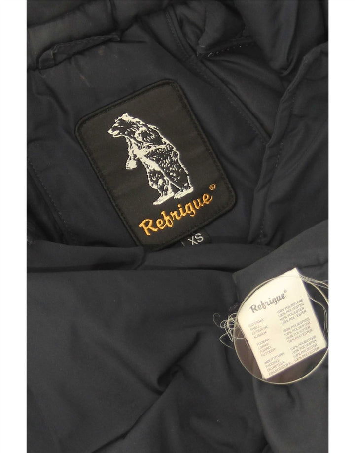 Damska kurtka parka z kapturem Refrigue UK 6 XS Granatowy poliester