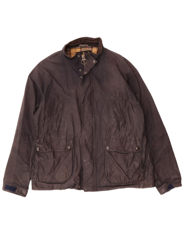 Kurtka męska Barbour z woskowanej bawełny UK 44 2XL granatowa