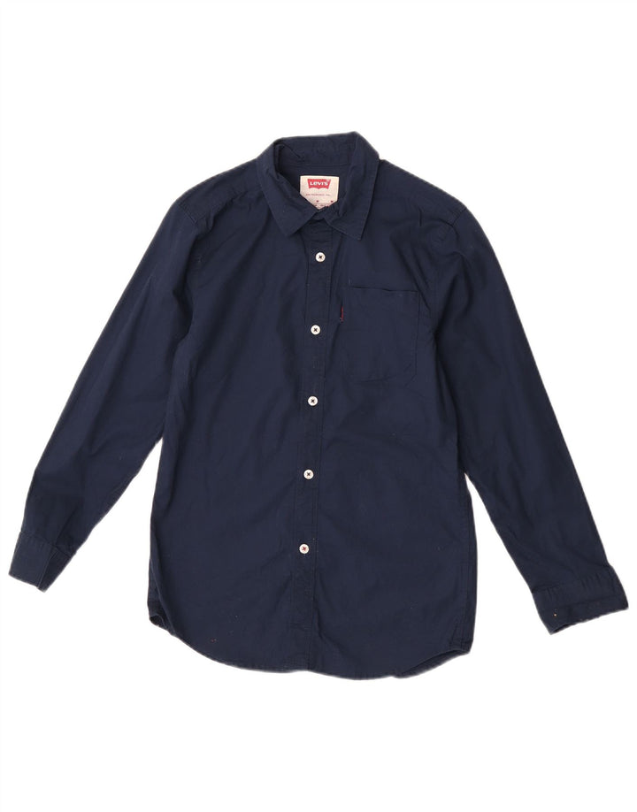 Koszula chłopięca Levi's 10-11 lat, średnia, granatowa, bawełniana