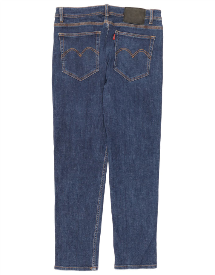 Męskie jeansy Levi's Slim W32 L27 Granatowa bawełna