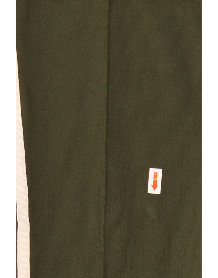 Damskie spodnie dresowe ADIDAS UK 14, średni khaki, poliester