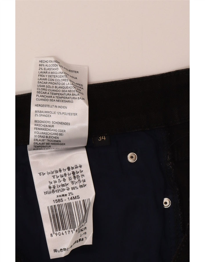 Męskie jeansy Bootcut Nautica W34 L30, czarne, bawełniane