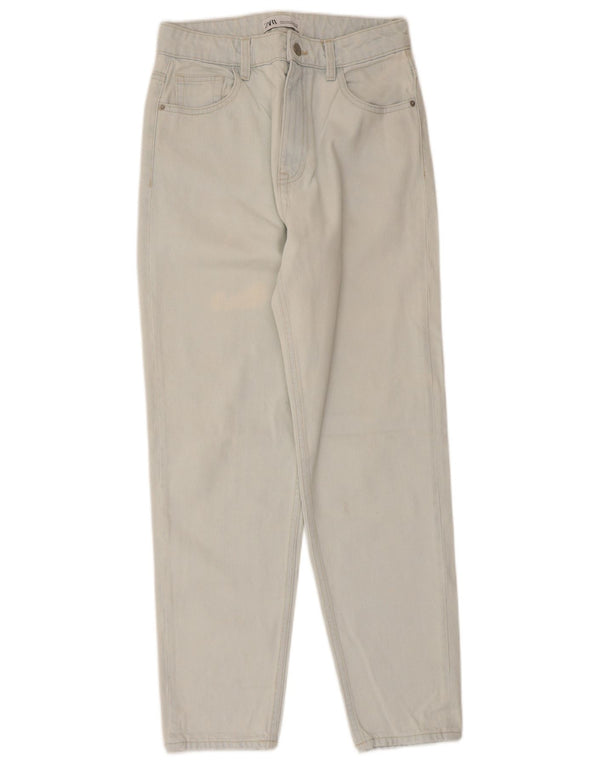 Damskie jeansy zwężane Zara EU 36 XS W26 L27 Niebieskie bawełniane