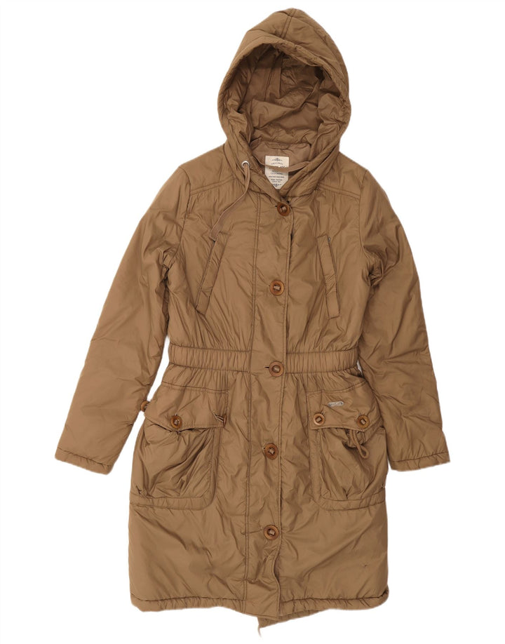 Damska kurtka typu parka oversize Replay UK 10, mała, brązowa, poliamid