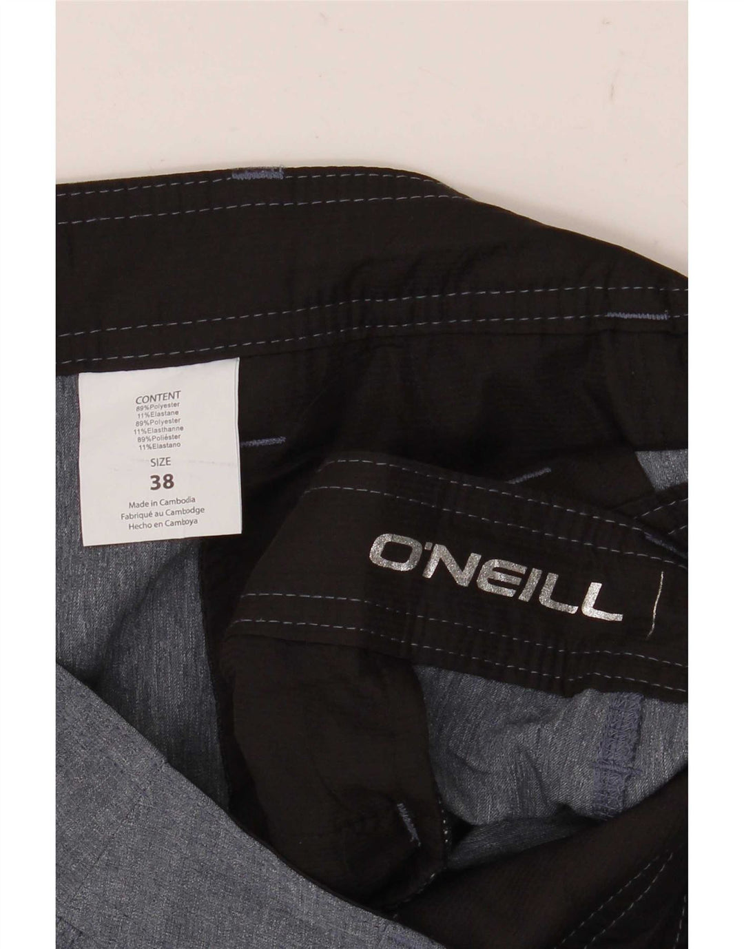 Męskie spodenki chino O'Neill W38 XL Szary poliester