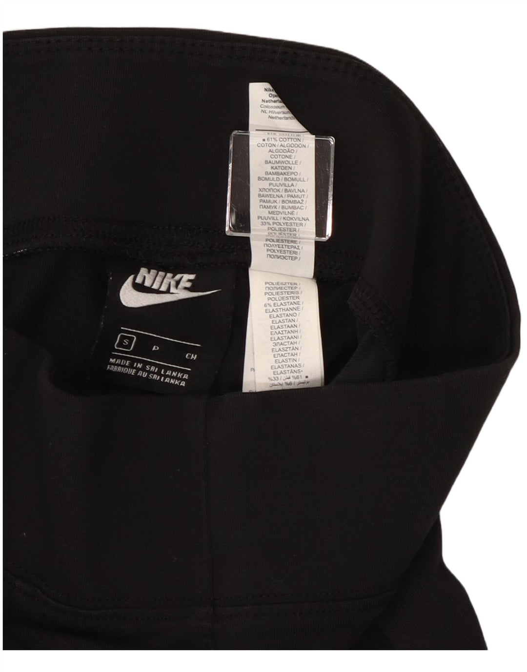 Damskie legginsy Nike UK 8, małe, czarne, bawełniane