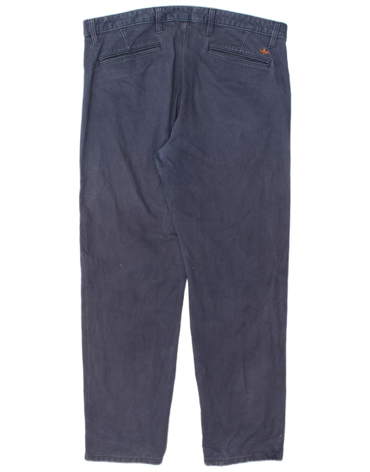 Spodnie męskie DOCKERS Straight Chino W38 L30 Granatowa bawełna