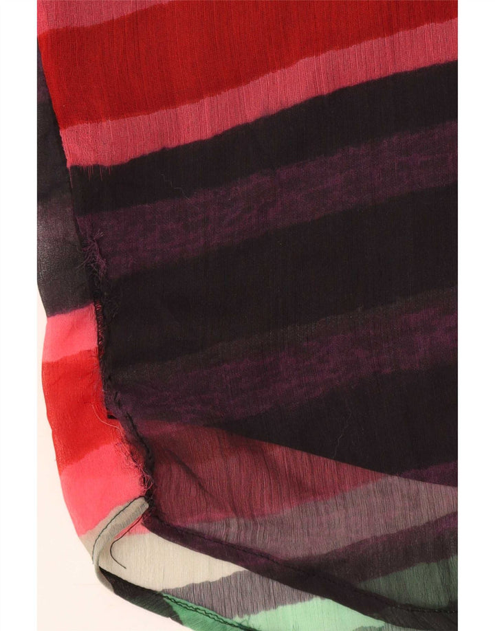 Damska bluzka oversize Desigual Top UK 16 w duże wielokolorowe paski