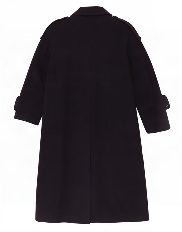 Admyra Womens Double Breasted Coat UK 14 Large Navy Blue Wool