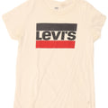 Damska koszulka z grafiką Levi's Top UK 12 Medium White