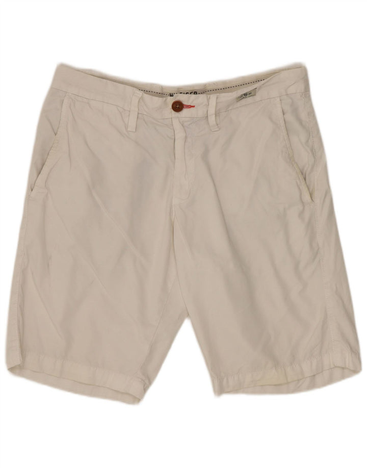 Męskie spodenki chino TOMMY HILFIGER Brooklyn W30 Średnio biała bawełna