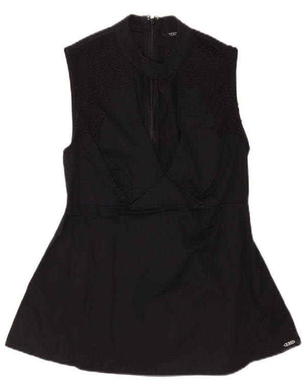 Damska bluzka bez rękawów Guess, UK 6 XS, czarna