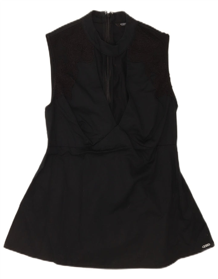 Damska bluzka bez rękawów Guess, UK 6 XS, czarna