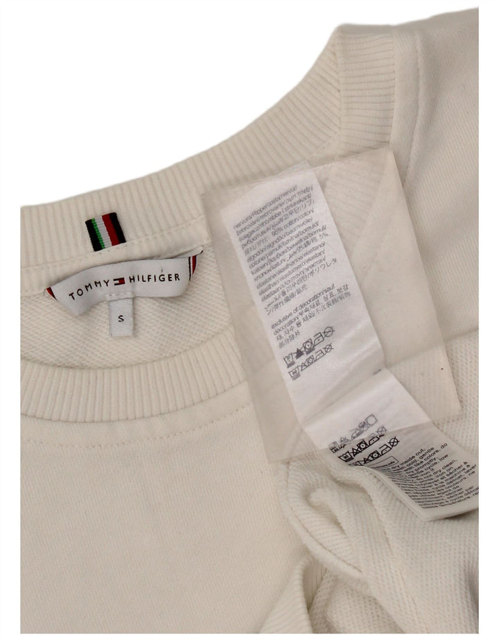 Damska bluza oversize Tommy Hilfiger Graphic UK 10 Small White