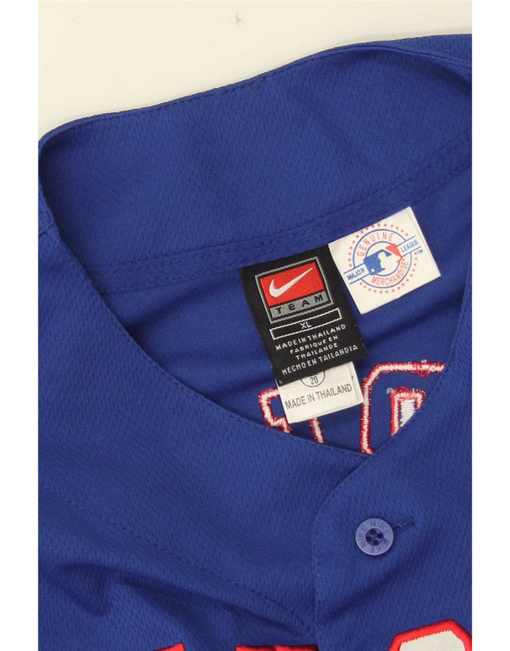 Koszulka chłopięca Nike Rangers Graphic Jersey 13-14 lat XL, niebieska, poliester